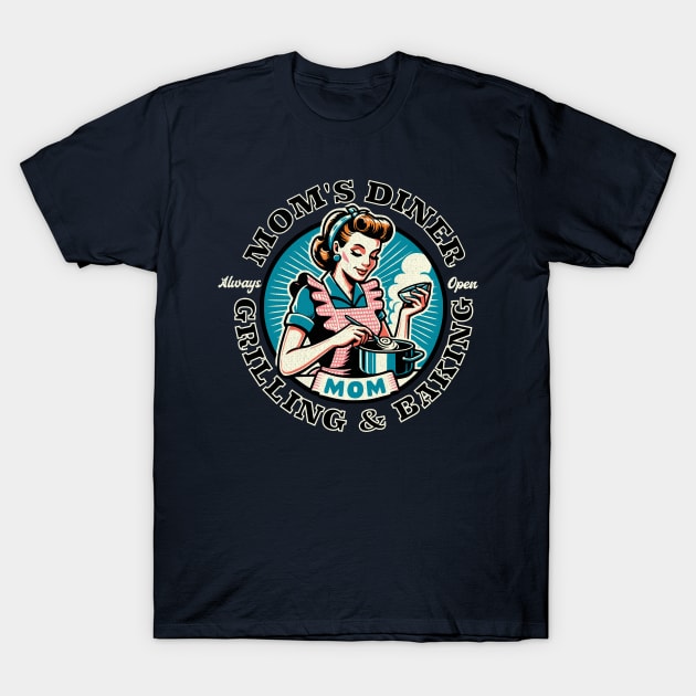 MOM'S DINER T-Shirt by Off the Page